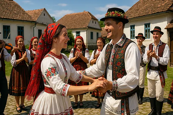 detalii costum tradițional